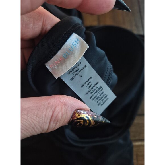 PinkBlush Maternity Black Tankini size L - Picture 4 of 8